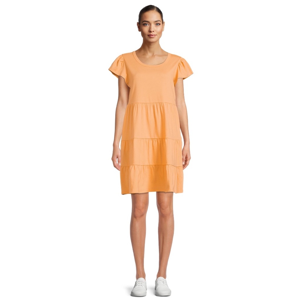NWT Tiered Knit Dress for Women from Time and Tru - Picture 2 of 8